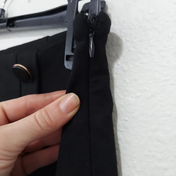 High Waist, Flared leg, Military button Dress Slacks - Picture 3 of 6